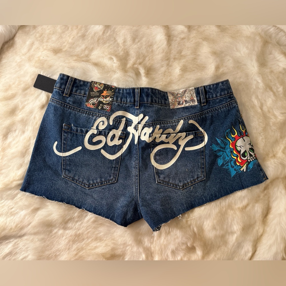 Ed Hardy Denim Shorts